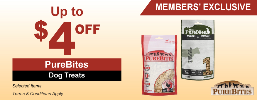 PureBites Dog Treats Promo